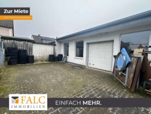 gepflegte ruhige Halle mit Rolltor und Außenstellplätzen